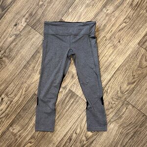 Lululemon Gray Pace Rival Running Crop